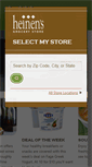 Mobile Screenshot of heinens.com
